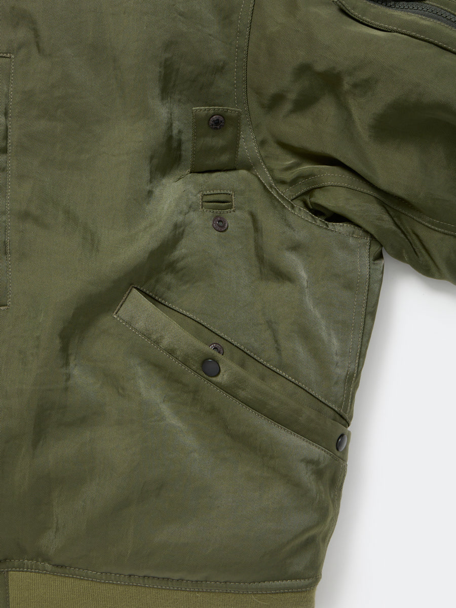 TECH REVERSIBLE MA-1 DOWN JACKET
