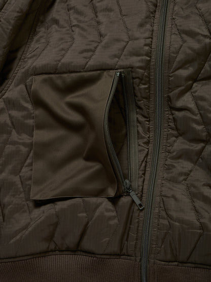 W's TECH ARMY QULTING HIGH NECK JACKET
