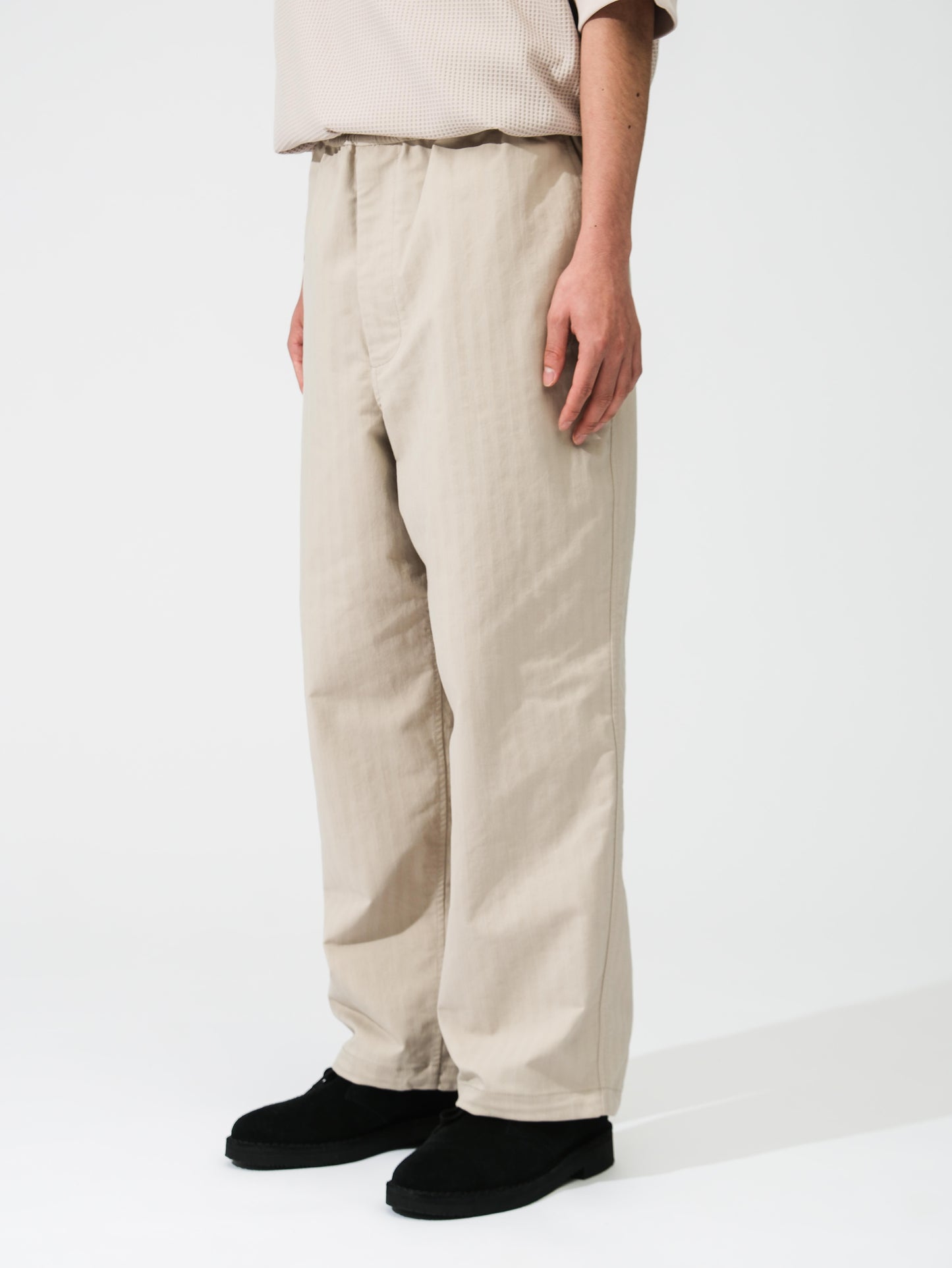 TECH EASY TROUSERS HERRINGBONE