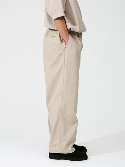 TECH EASY TROUSERS HERRINGBONE