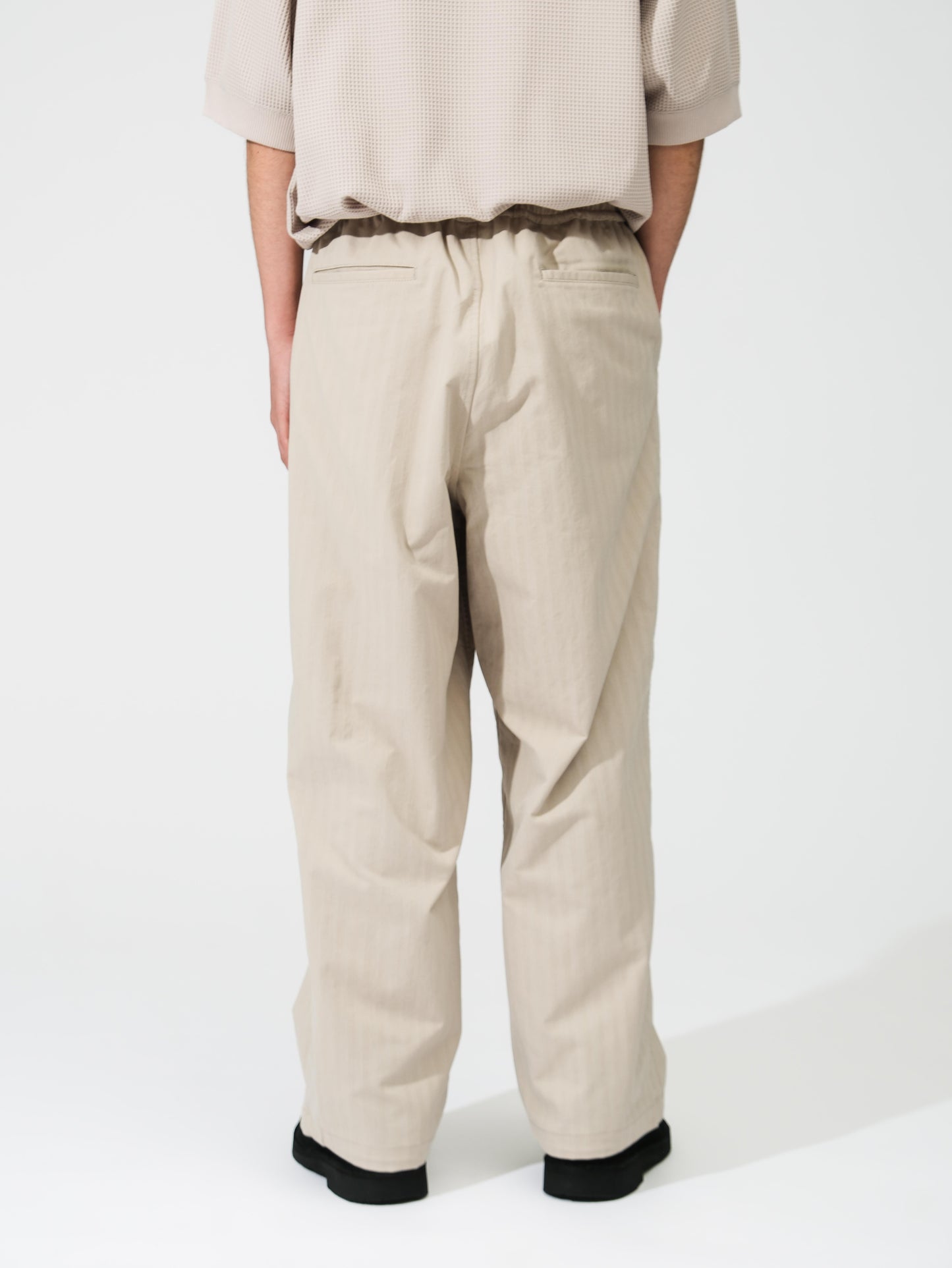 TECH EASY TROUSERS HERRINGBONE