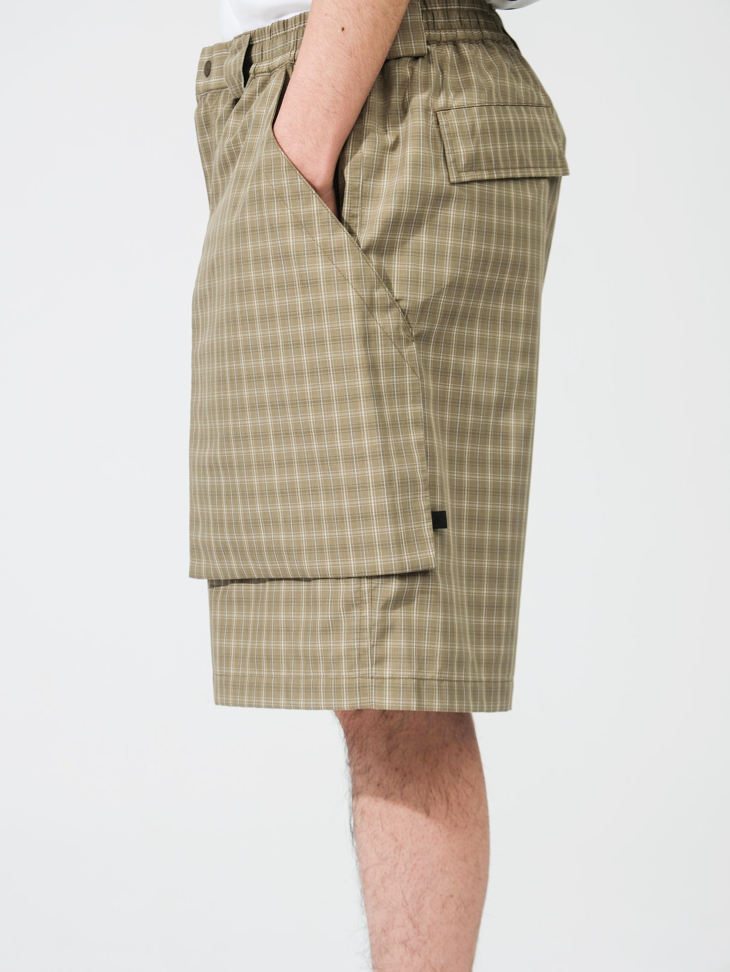 TECH 3D POCKET CARGO SHORTS SUMMER PLAID