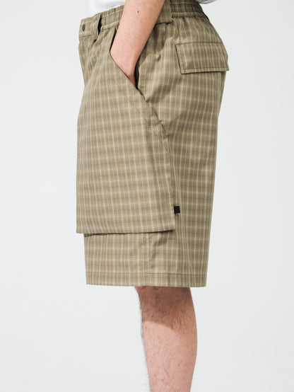 TECH 3D POCKET CARGO SHORTS SUMMER PLAID