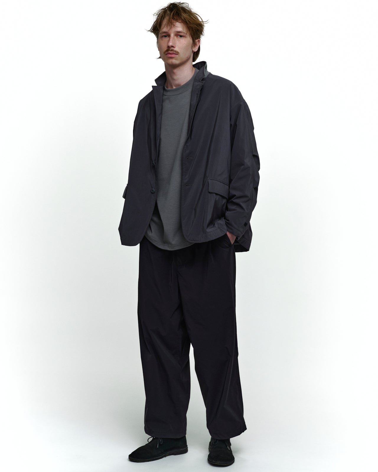 TECH LOOSE FLEECE 2B JACKET